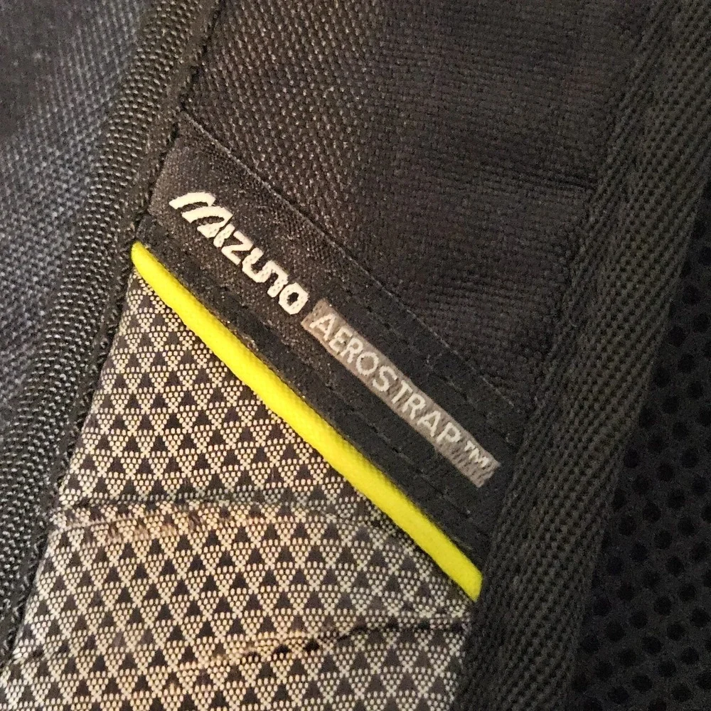 Mizuno Backpack AeroStrap Black Blue Durable Comfortable Laptop‎